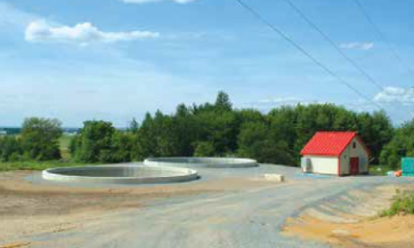 Réservoir d'eau potable